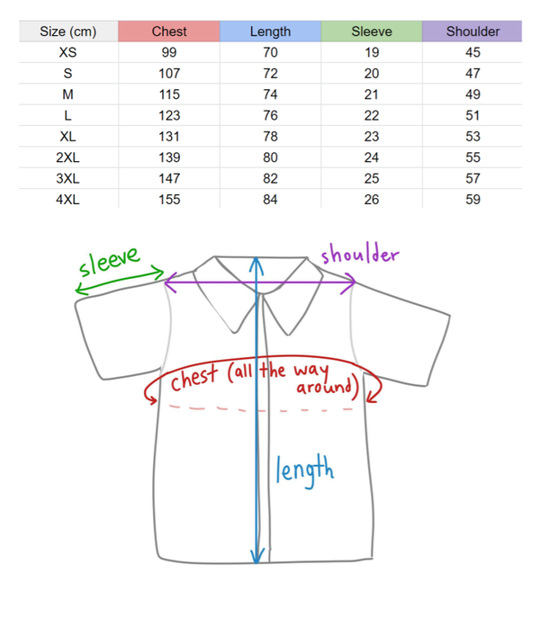 Dawn Sky Button Up Shirt (HEART BUTTON)