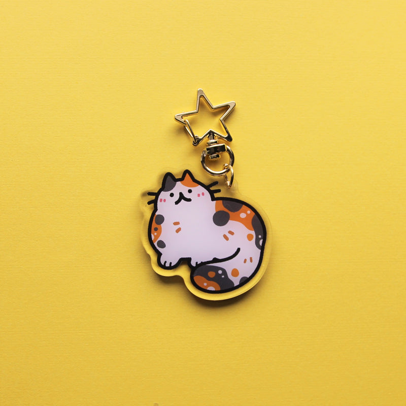 Calico Cat Keychain