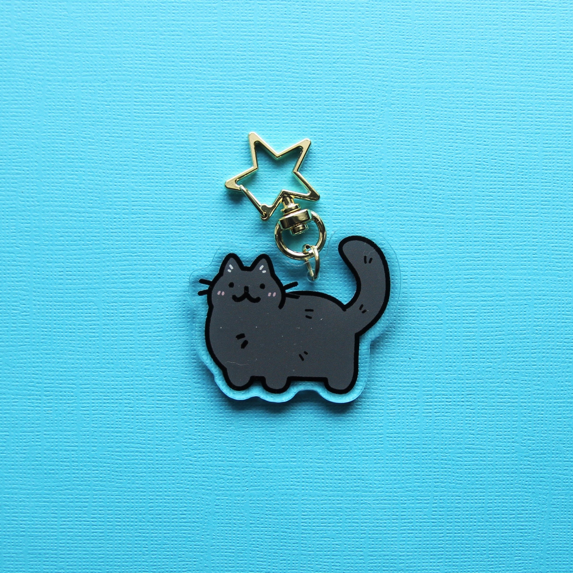 Black Cat Keychain