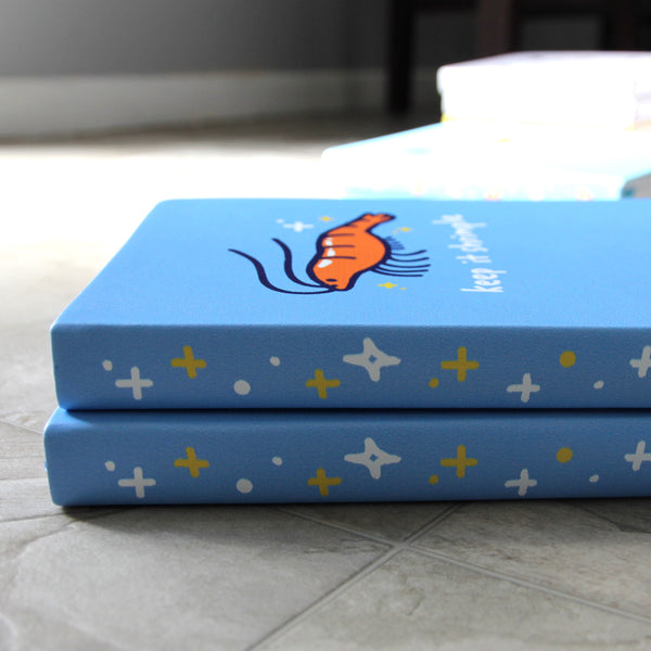 Keep It Shrimple Dotted Notebook