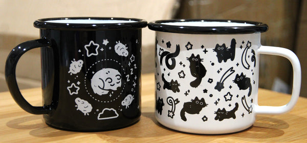 Counting Sheep Enamel Mug