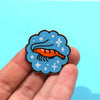Shrimp Enamel Pin