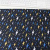 Black Lightning Desk Mat