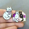 Cuddle Cats Enamel Pin