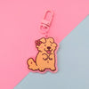 Flower Pup Keychain