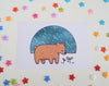Rainy Day Bear Postcard