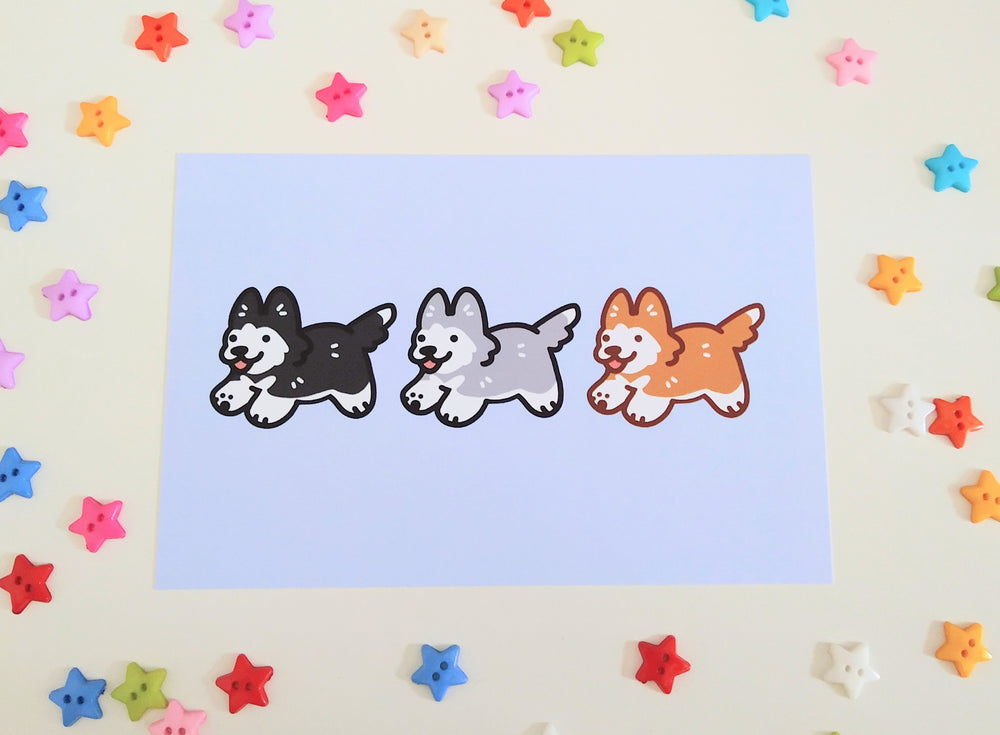 Husky Parade Postcard