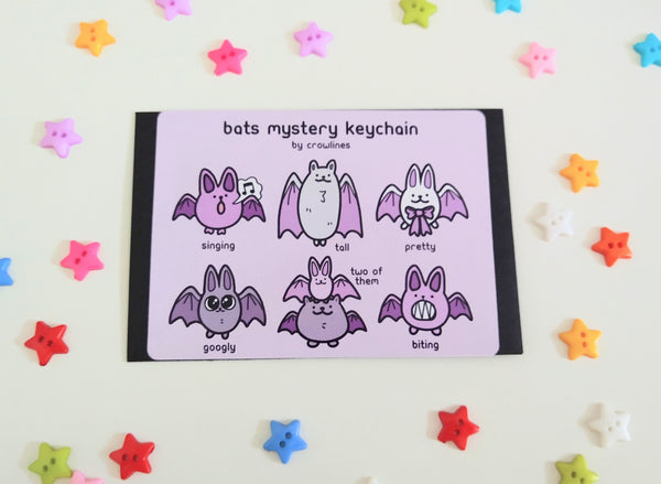 Bat Mystery Keychain