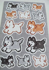 Husky Sticker Sheet