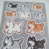 Husky Sticker Sheet