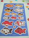 Goldfish Sticker Sheet