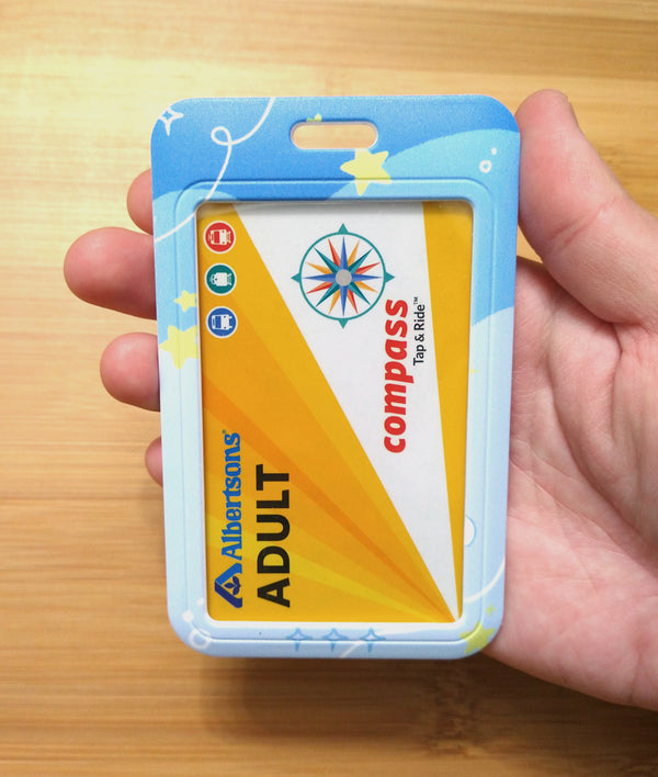 Angel Cat Card Holder + Lanyard