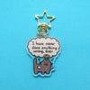 Innocent Angel Keychain (Black Cat)