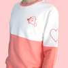 Love Shot Color Block Sweatshirt