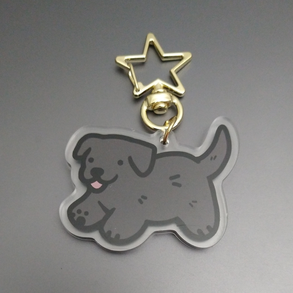 Black Labrador Retriever Keychain