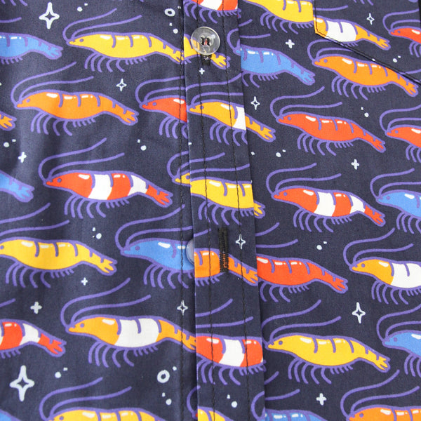 Nighttime Shrimping Button Up Shirt