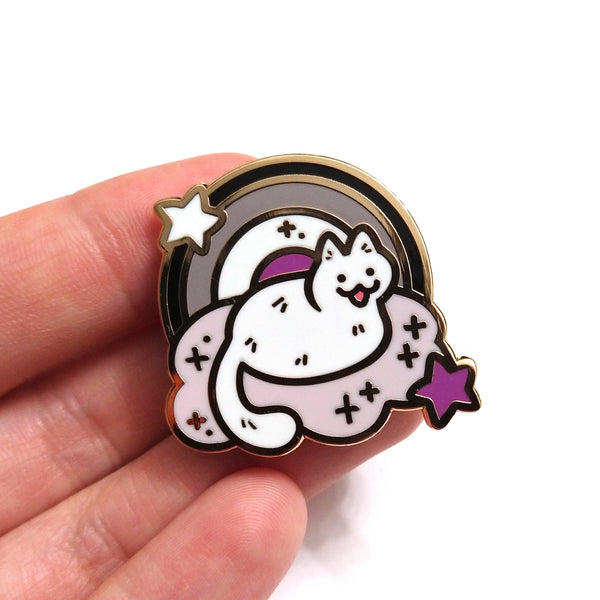 Ace Kitty Pride Enamel Pin