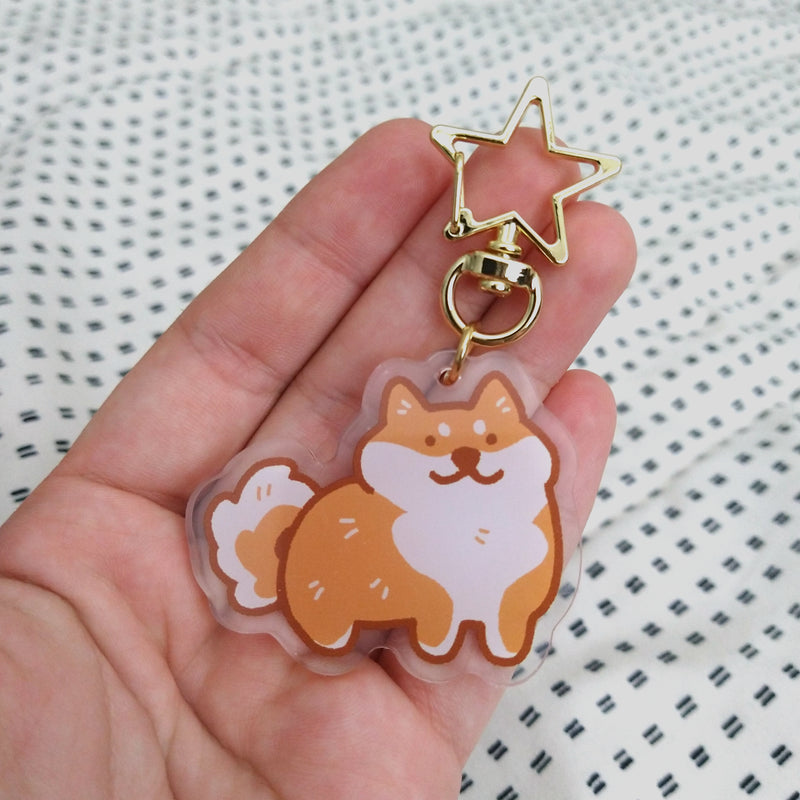 Red Shiba Inu Keychain