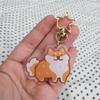 Red Shiba Inu Keychain