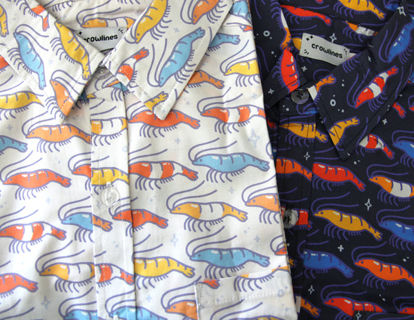 Nighttime Shrimping Button Up Shirt