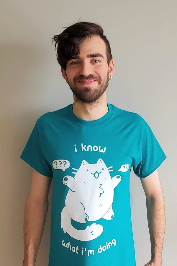 I Know What I'm Doing Shirt — Clueless Cat T Shirt — Fake It Til You Make It