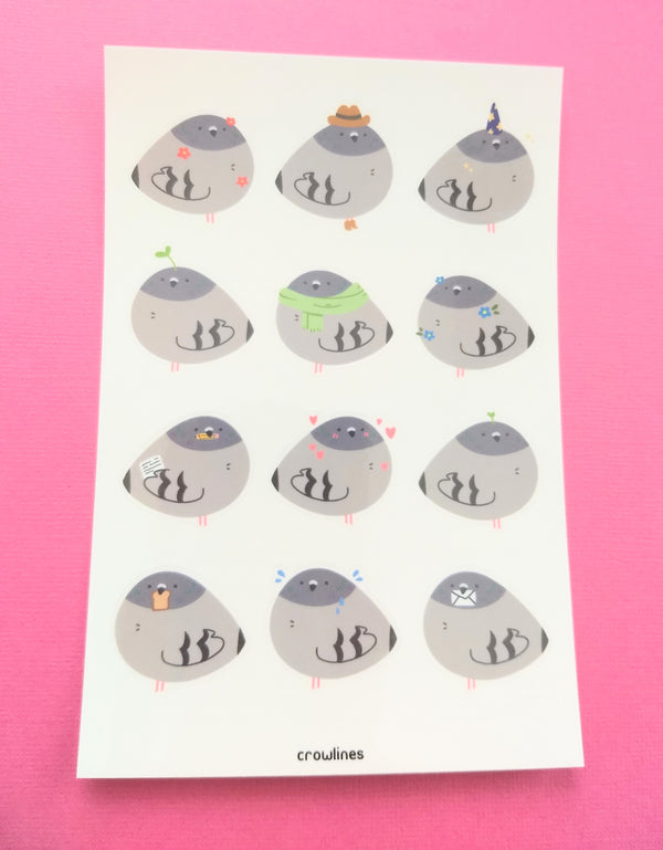 Pigeon Sticker Sheet