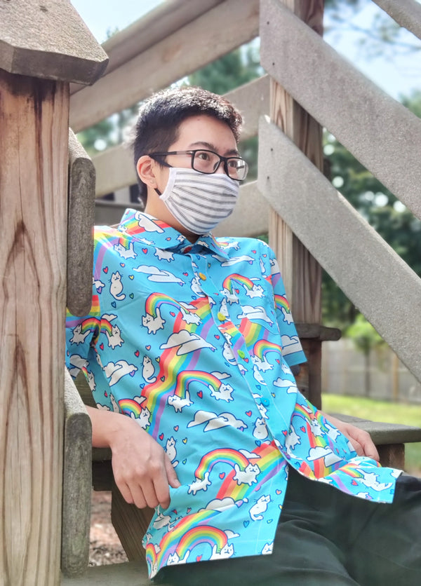 Noon Sky Button Up Shirt