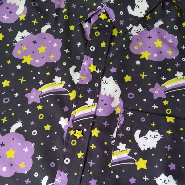 Tranquil Sky Button Up Shirt