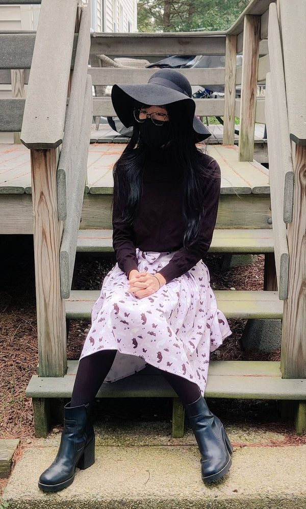 Bats and Cats Skirt