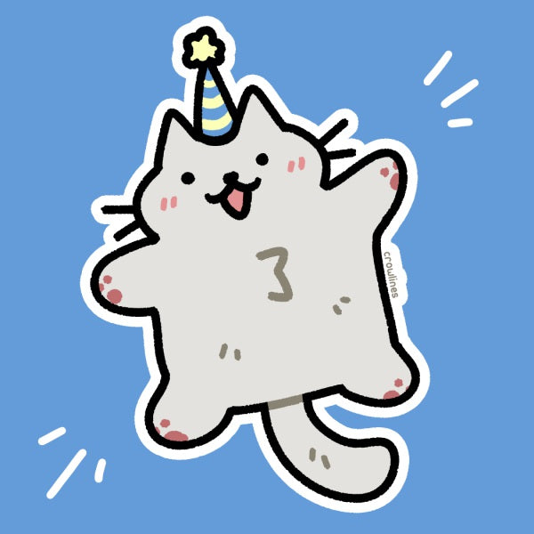 Hooray Sticker