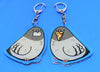 Pizza Pigeon Keychain