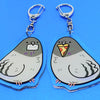 Pizza Pigeon Keychain
