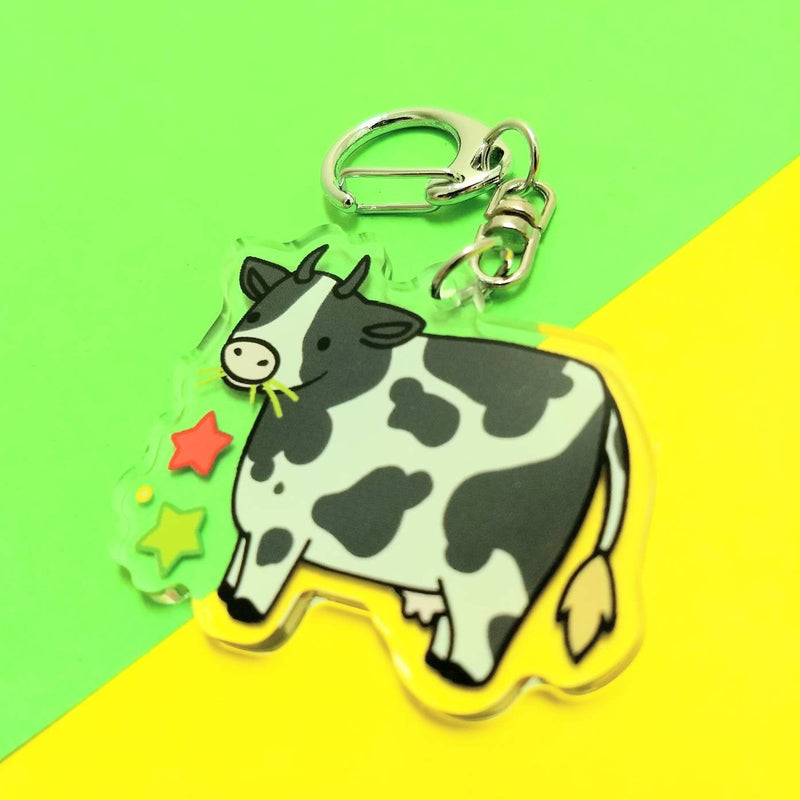 Cow Keychain