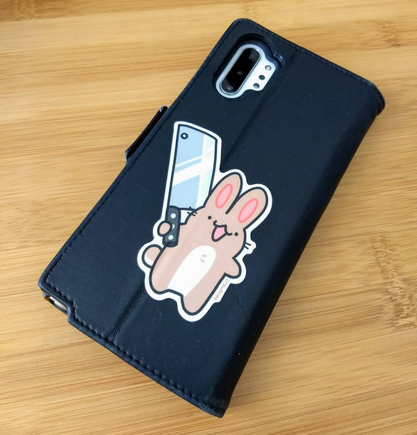 Cleaver Bunny Sticker