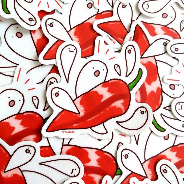 Ghost Pepper Sticker