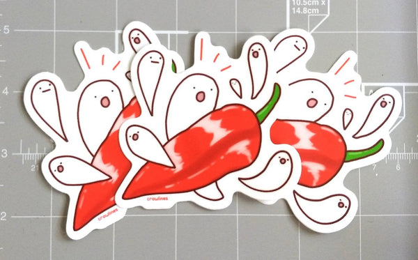 Ghost Pepper Sticker
