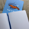 Keep It Shrimple Dotted Notebook