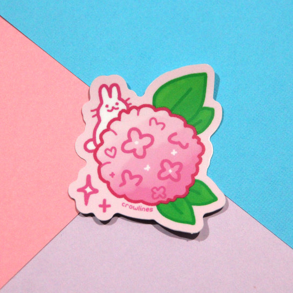 Hydrangea Bunny Sticker Set