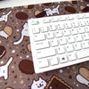 Chocolate Biscuit Desk Mat