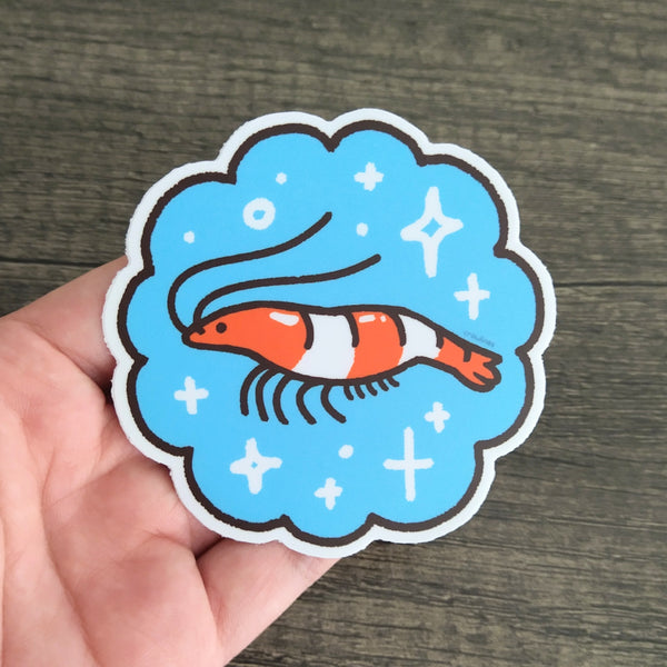 Crystal Red Shrimp Sticker