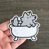 Wolf Bath Sticker
