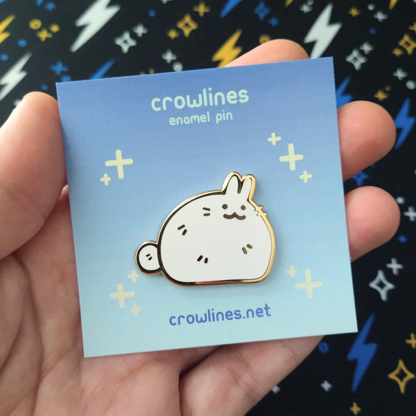Bunny Blob Enamel Pin