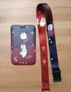 Devil Cat Card Holder + Lanyard