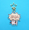 Troublemaker Cat Keychain