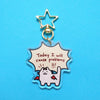 Troublemaker Cat Keychain
