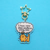 Innocent Angel Keychain (Orange Tabby Cat)
