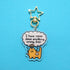 Innocent Angel Keychain (Orange Tabby Cat)