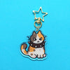 Bad Kitty Keychain (Calico Cat)