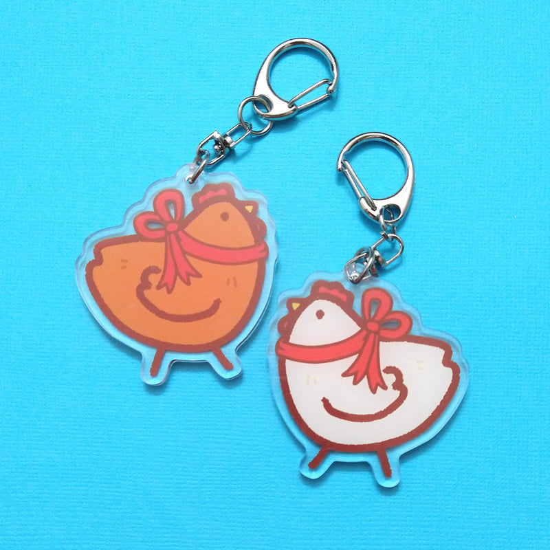 Lovely Chicken Keychain
