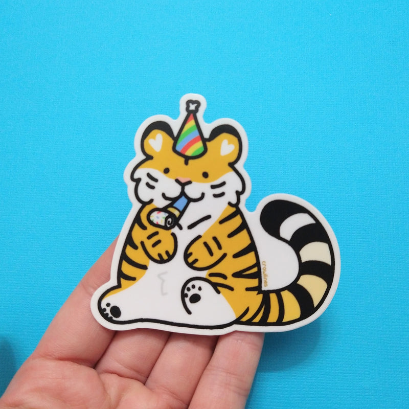 Party Tiger Sticker
